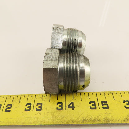 Eaton (-16) 1-5/16-12 Male Thread Solid JIC Flare Plug Lot Of 2