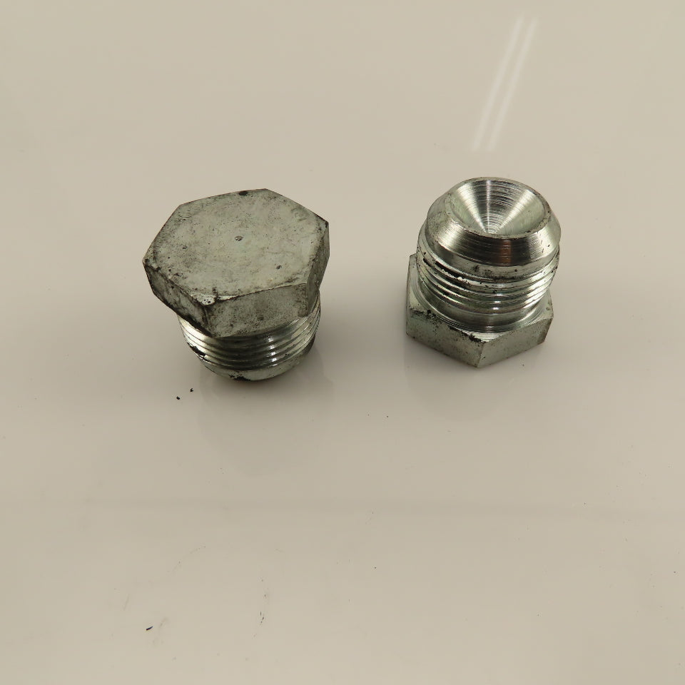 Eaton (-16) 1-5/16-12 Male Thread Solid JIC Flare Plug Lot Of 2