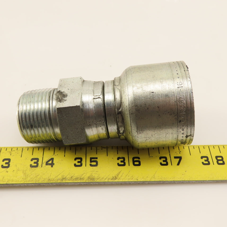 Eaton (-16) 1" Crimp Hydraulic Straight Male Thread 1-5/16-12