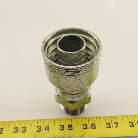 Eaton (-16) 1" Crimp Hydraulic Straight Male Thread 1-5/16-12