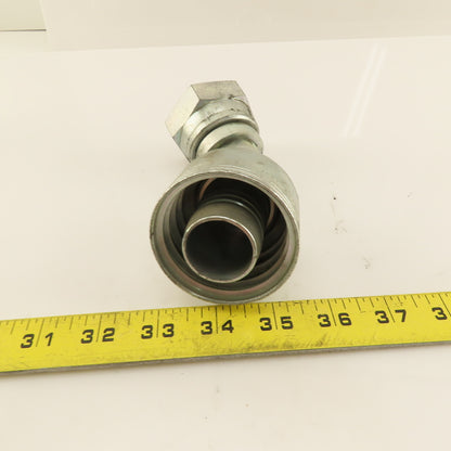 Eaton (-20) Crimp 1-5/8-12 Female JIC Flare Elbow 45°