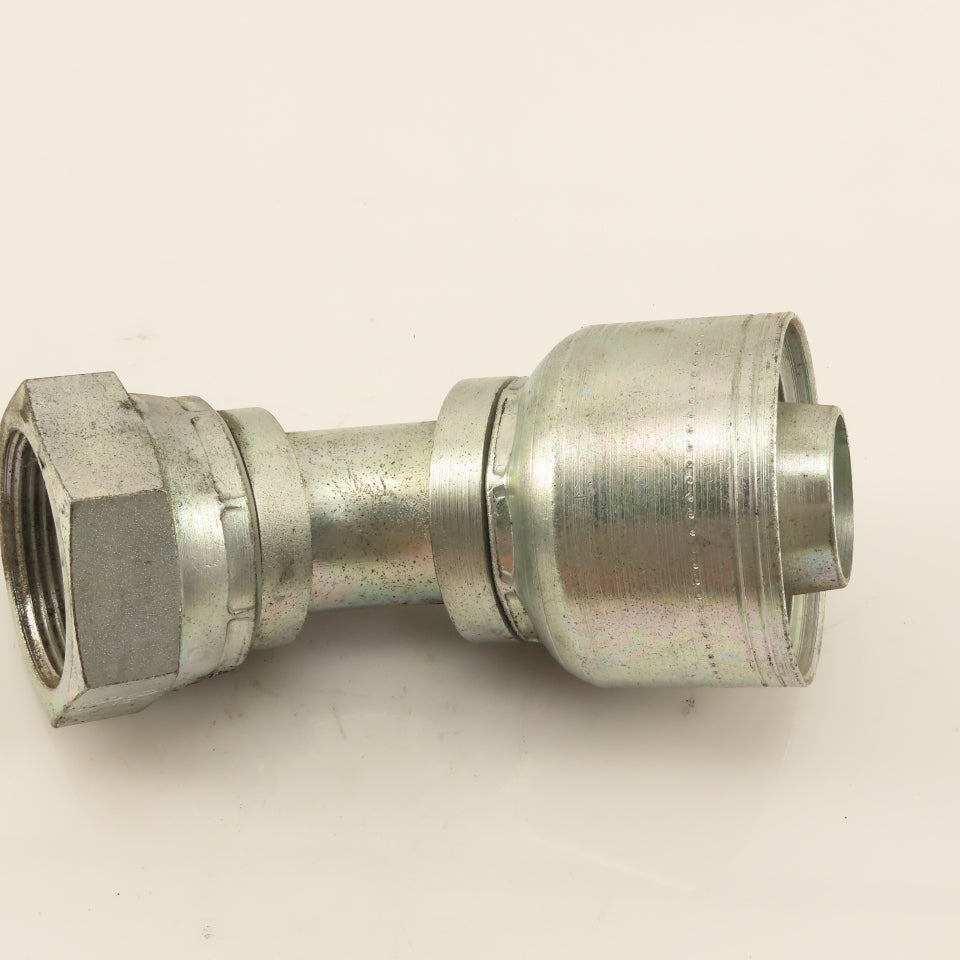 Eaton (-20) Crimp 1-5/8-12 Female JIC Flare Elbow 45°