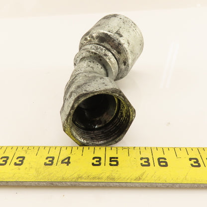 Eaton 1" (-16) Crimp 1-5/16-12 Female JIC Flare Elbow 45° Swivel
