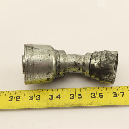 Eaton 1" (-16) Crimp 1-5/16-12 Female JIC Flare Elbow 45° Swivel