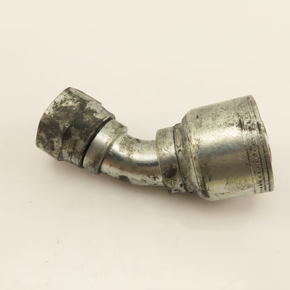 Eaton 1" (-16) Crimp 1-5/16-12 Female JIC Flare Elbow 45° Swivel