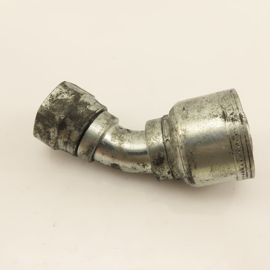 Eaton 1" (-16) Crimp 1-5/16-12 Female JIC Flare Elbow 45° Swivel
