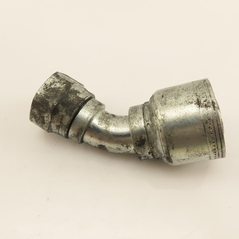 Eaton 1" (-16) Crimp 1-5/16-12 Female JIC Flare Elbow 45° Swivel
