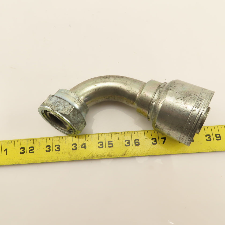 Eaton 1" Hose (-16) Crimp Female BSP 1"-11 Elbow 90°