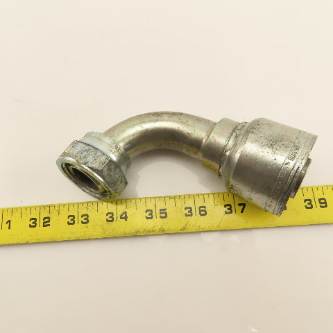 Eaton 1" Hose (-16) Crimp Female BSP 1"-11 Elbow 90°