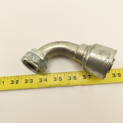 Eaton 1" Hose (-16) Crimp Female BSP 1"-11 Elbow 90°