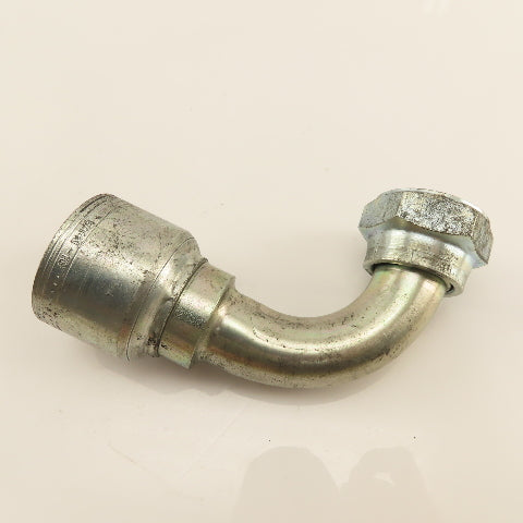 Eaton 1" Hose (-16) Crimp Female BSP 1"-11 Elbow 90°