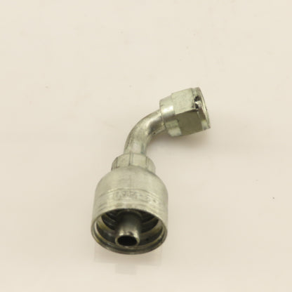 Eaton 3/8" Hose (-6) Crimp Female JIC Flare 3/8"-19 Elbow 90°