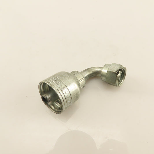 Eaton 3/8" Hose (-6) Crimp Female JIC Flare 3/8"-19 Elbow 90°