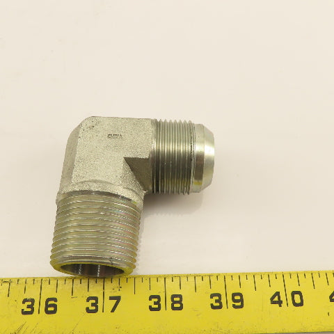 Eaton 1" JIC Flare Male x 1-5/16"-12 Male Thread Elbow 90°