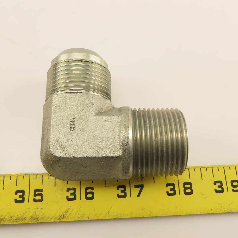 Eaton 1" JIC Flare Male x 1-5/16"-12 Male Thread Elbow 90°