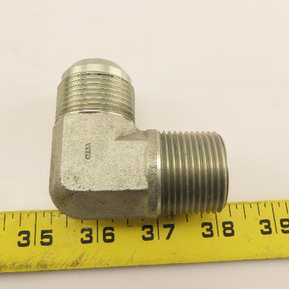 Eaton 1" JIC Flare Male x 1-5/16"-12 Male Thread Elbow 90°