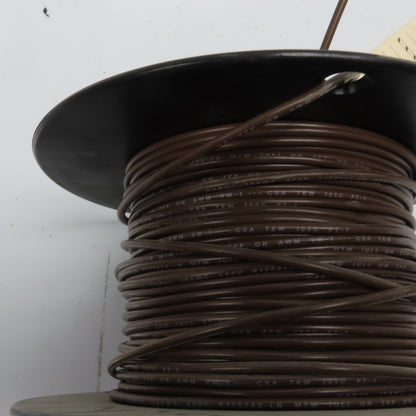 Carol E135243-LN 18AWG 600V Brown Machine Tool Wire 250'