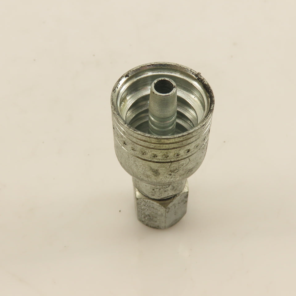 Eaton 1/4" (-4) Hose Crimp x 1/4"-19 Female JIC Straight Fitting Lot Of 5