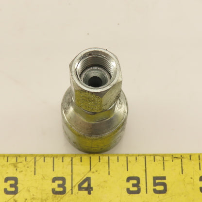 Eaton 1/4" (-4) Hose Crimp x 1/4"-19 Female JIC Straight Fitting Lot Of 5