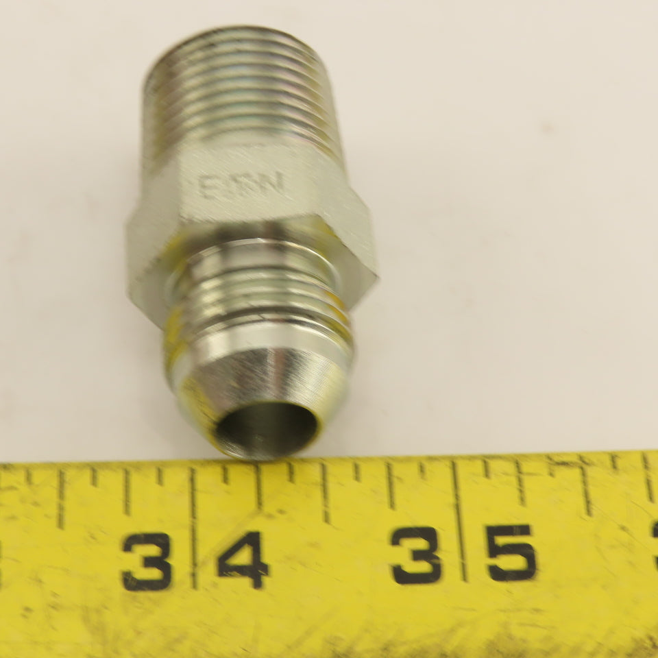Eaton 3/4" JIC Male Flare Straight Fitting 1/2"-14 NPT Adaptor