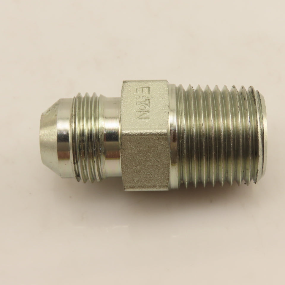 Eaton 3/4" JIC Male Flare Straight Fitting 1/2"-14 NPT Adaptor