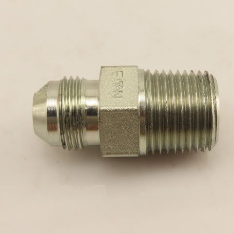 Eaton 3/4" JIC Male Flare Straight Fitting 1/2"-14 NPT Adaptor