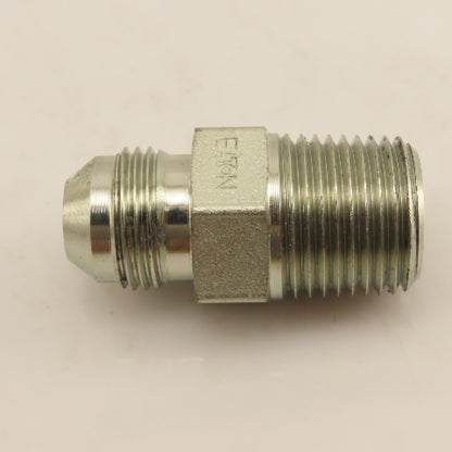 Eaton 3/4" JIC Male Flare Straight Fitting 1/2"-14 NPT Adaptor