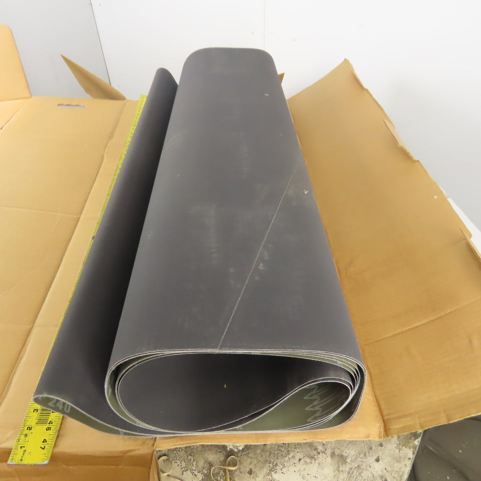 Herms RB 315 YX Silicon Carbide Cloth 240 Grit Sanding Belt 44"x103" Lot of 27