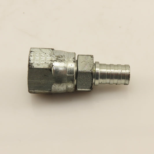 Eaton 3/8" Female JIC Flare 9/16"-18 Swivel Nut x 5/16" ID Hose Barb