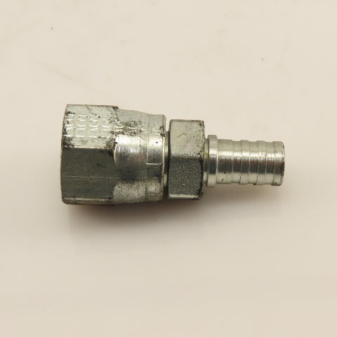 Eaton 3/8" Female JIC Flare 9/16"-18 Swivel Nut x 5/16" ID Hose Barb