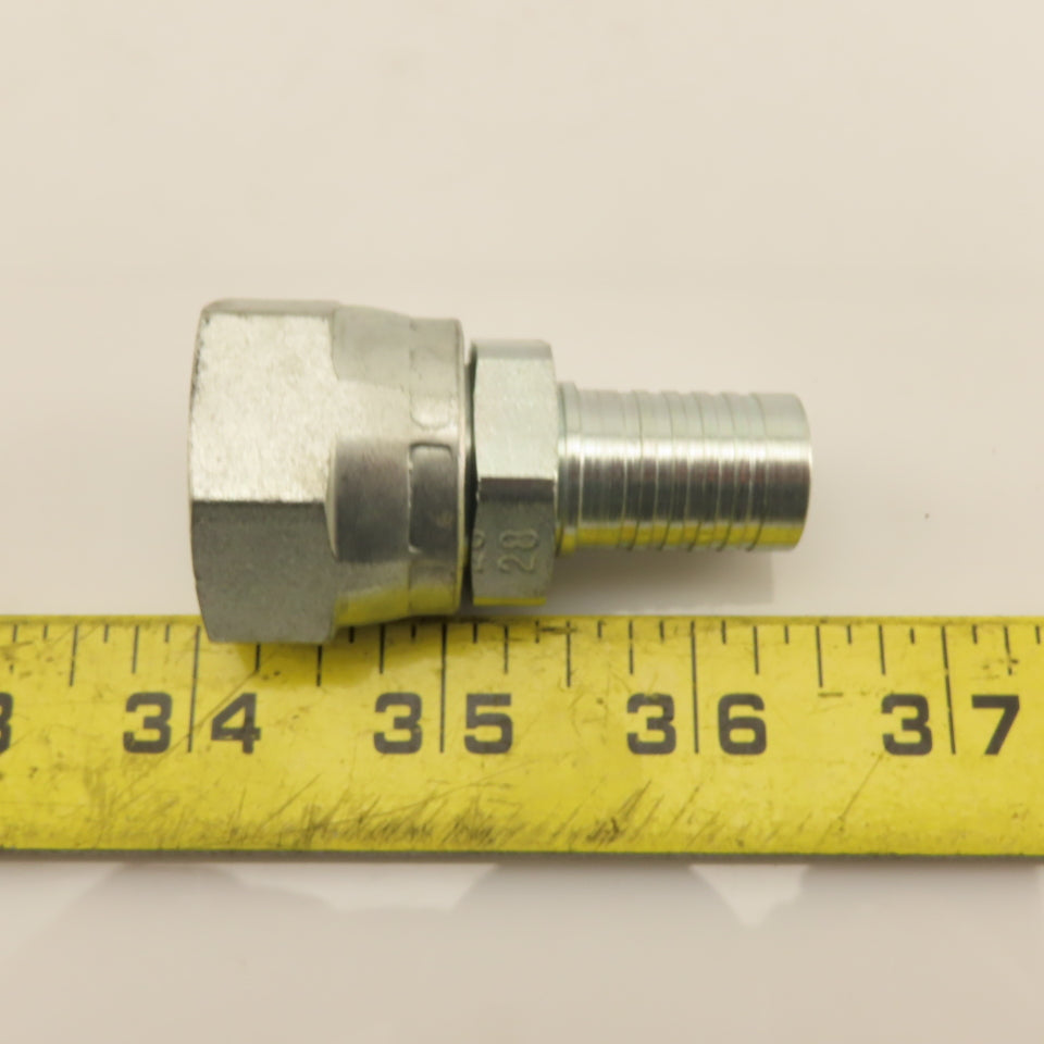 Eaton 3/4" JIC Female Swivel 1-1/16"-12 Swivel Nut x 5/8" ID Hose Barb