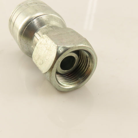 Eaton (-6) 5/8"-18 BSP Female Swivel Nut x 3/8" (-6) Hose Crimp Fitting