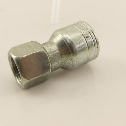 Eaton (-6) 5/8"-18 BSP Female Swivel Nut x 3/8" (-6) Hose Crimp Fitting