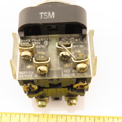 Allen Bradley 800T-PT16 120V 50/60Hz Illuminated Push Button Switch White