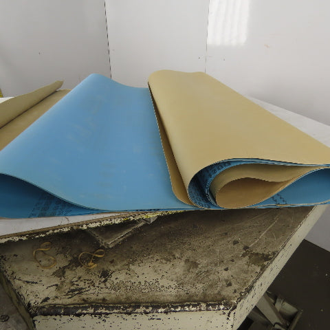 Herms FB 637 Aluminum Oxide Resin Back 1200 Grit Sanding Belt 44"x103" Lot of 4