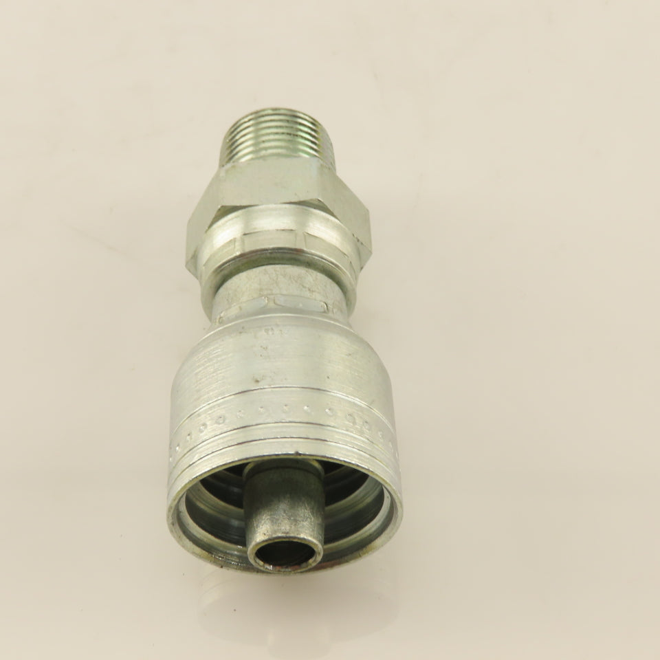 Eaton 3/8" Male NPT x (-6) 3/8" Hose Crimp Fitting Swivel