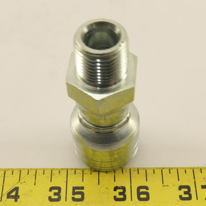 Eaton 3/8" Male NPT x (-6) 3/8" Hose Crimp Fitting Swivel