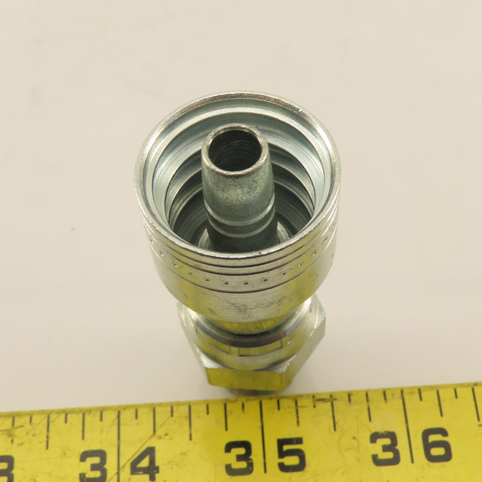 Eaton 3/8" Male NPT x (-6) 3/8" Hose Crimp Fitting Swivel