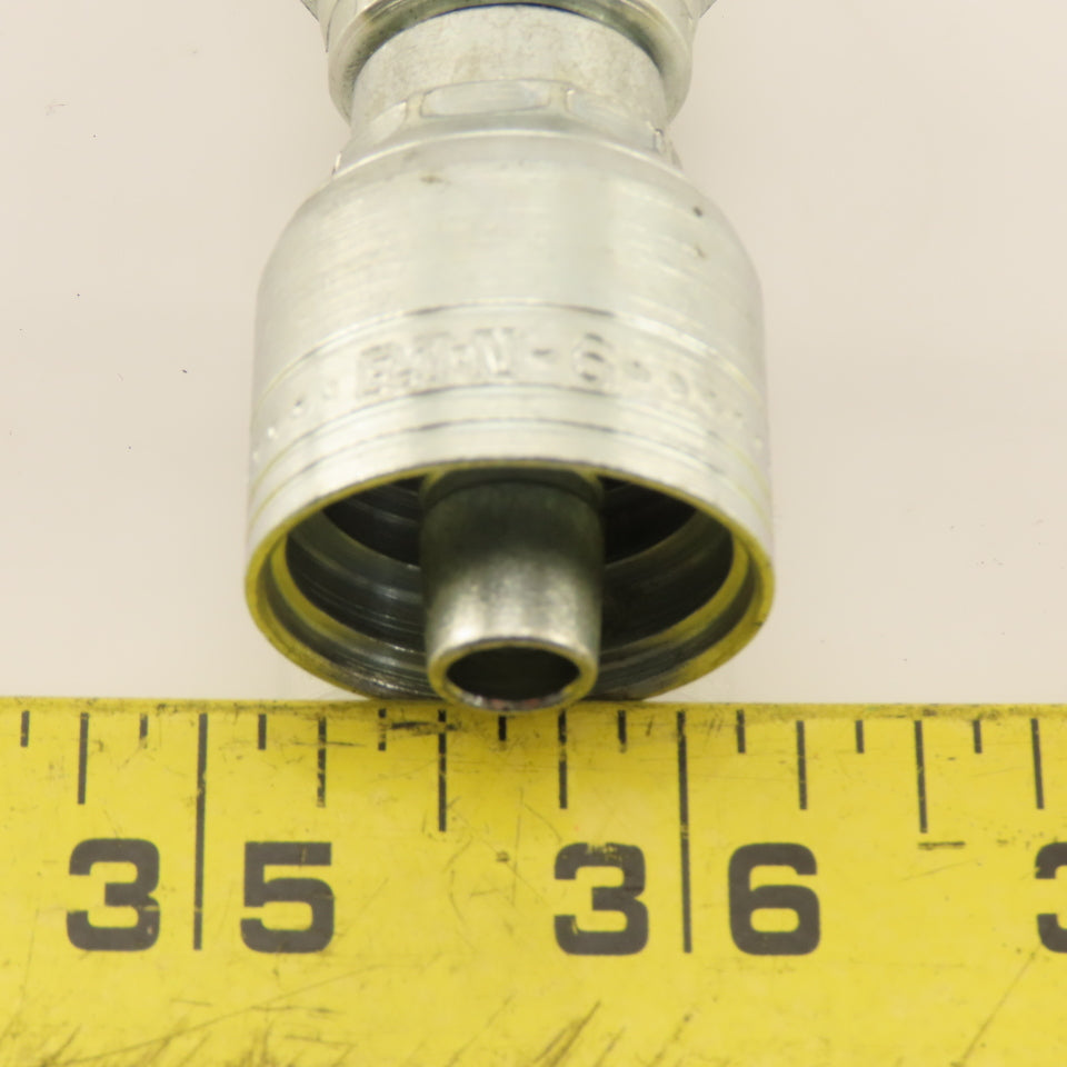 Eaton 3/8" Male NPT x (-6) 3/8" Hose Crimp Fitting Swivel
