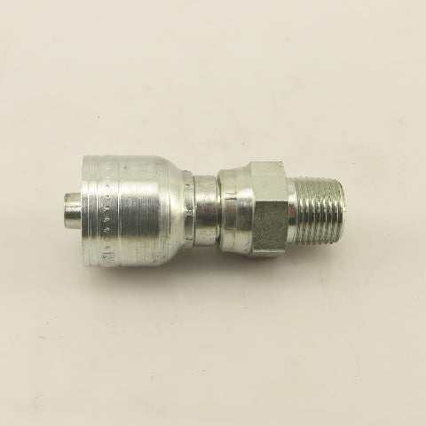 Eaton 3/8" Male NPT x (-6) 3/8" Hose Crimp Fitting Swivel