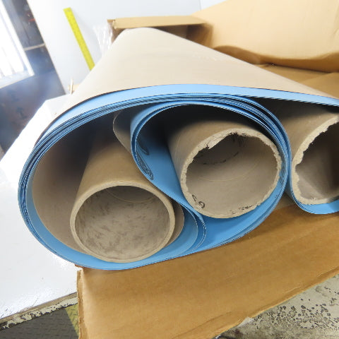 Herms FB 637 Aluminum Oxide Resin Back 800 Grit Sanding Belt 44"x103" Lot of 4