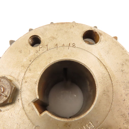 Browning H60P21 No. 60 Roller Chain Sprocket Single Row 21 Tooth 1-1/8" Bushing