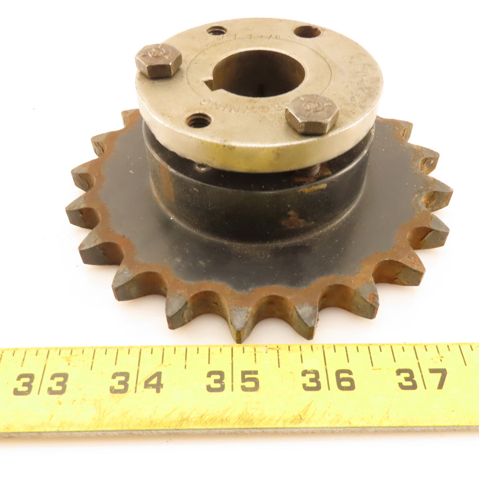 Browning H60P21 No. 60 Roller Chain Sprocket Single Row 21 Tooth 1-1/8" Bushing