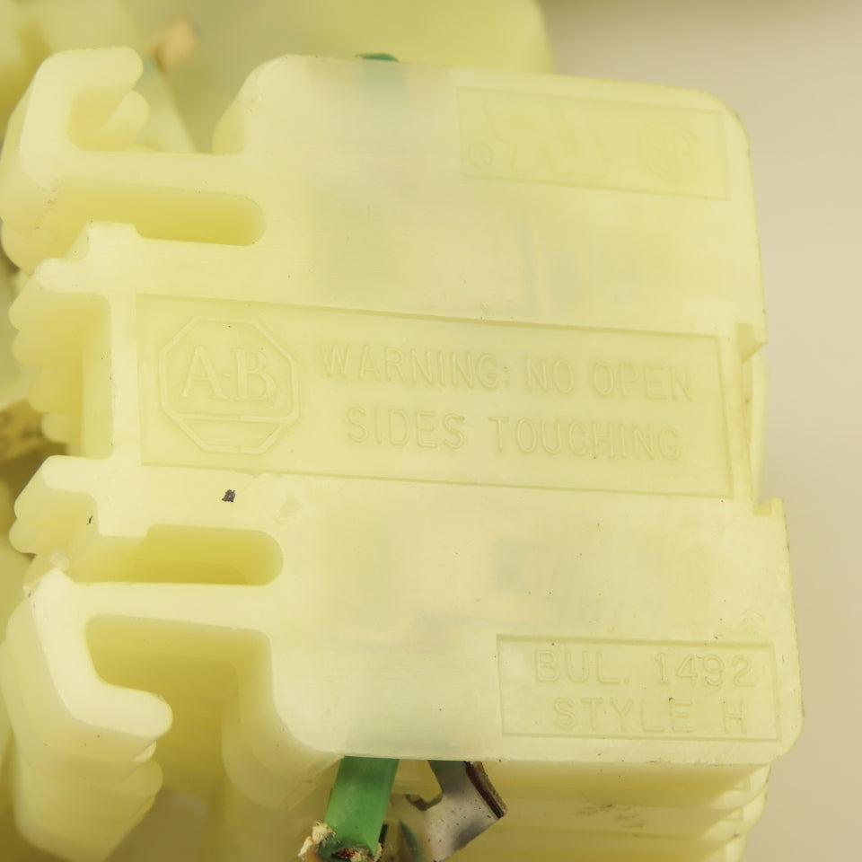 Allen Bradley Bul 1492 Style H 1492-H Din Mount Terminal Block Lot Of 100