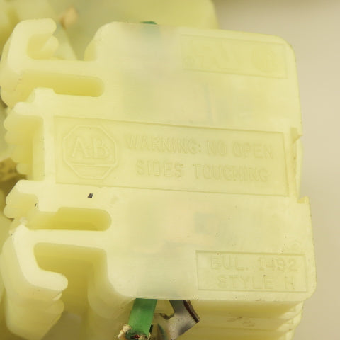 Allen Bradley Bul 1492 Style H 1492-H Din Mount Terminal Block Lot Of 100