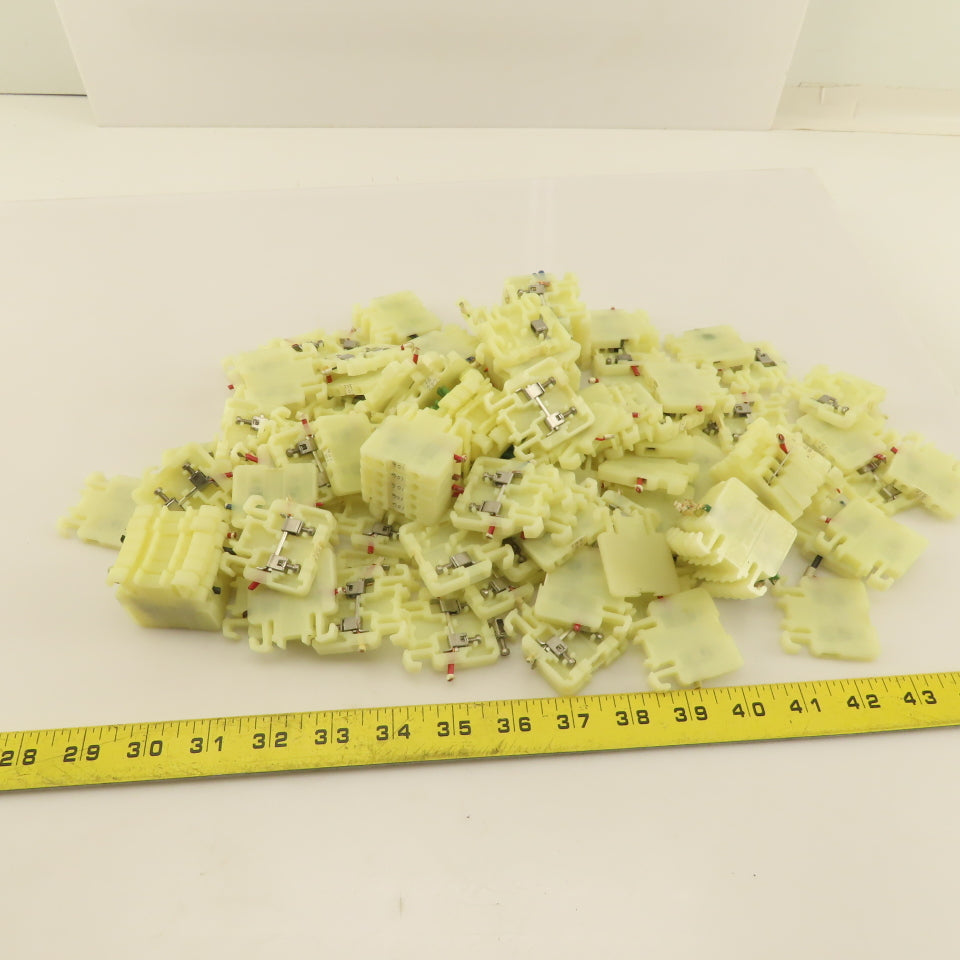 Allen Bradley Bul 1492 Style H 1492-H Din Mount Terminal Block Lot Of 100