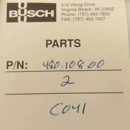 Busch 480.108.00 7-1/8" x 5-3/4" OD Vacuum Unit Gasket Lot Of 2