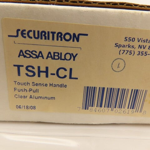 Assa Abloy TSH-CL Touch Sense Handle Push/Pull Clear Aluminum
