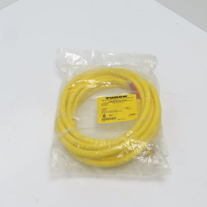 Turck RKM555M Actuator & Sensor Cordset 16AWG 5 Cond  7/8  Female Connector"