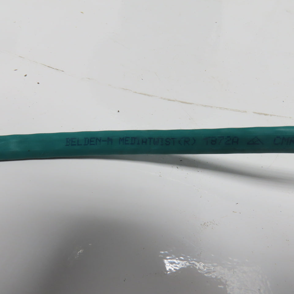 Belden 1872A 23AWG 4 Bonded Pairs Cat 6 Mediatwist Ethernet Green Cable 145'